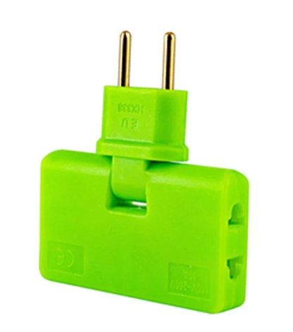 Adaptador de Tomada Flexível 3 Em 1 Plugmax™