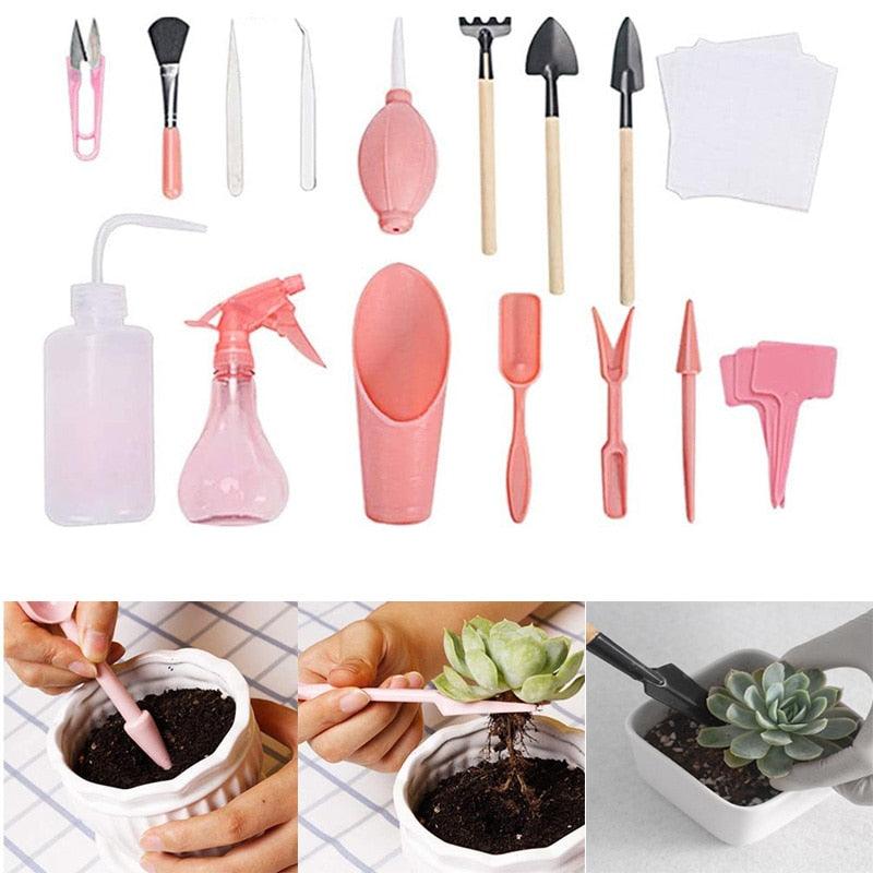 Kit de jardinagem para suculentas 12 peças - Bonaventura Decor