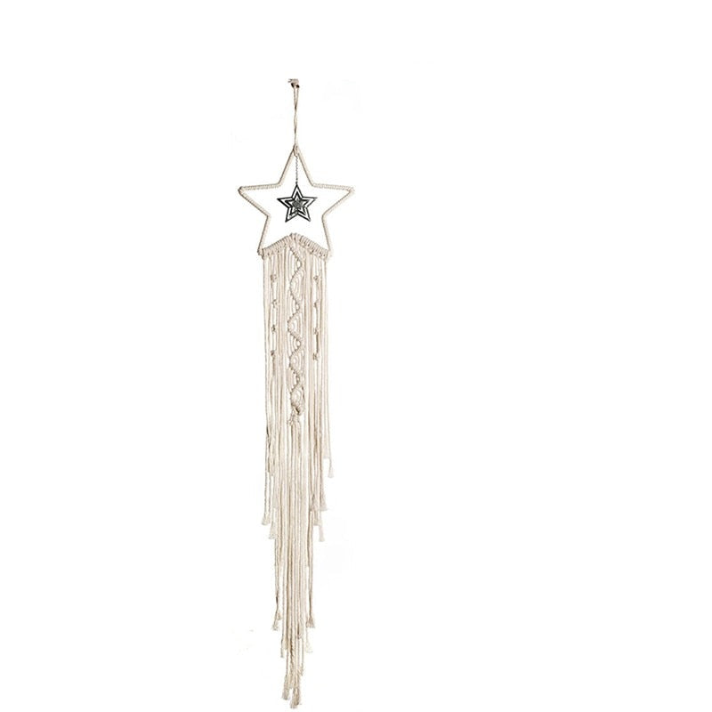 Suporte de parede de macrame Moon - Bonaventura Decor