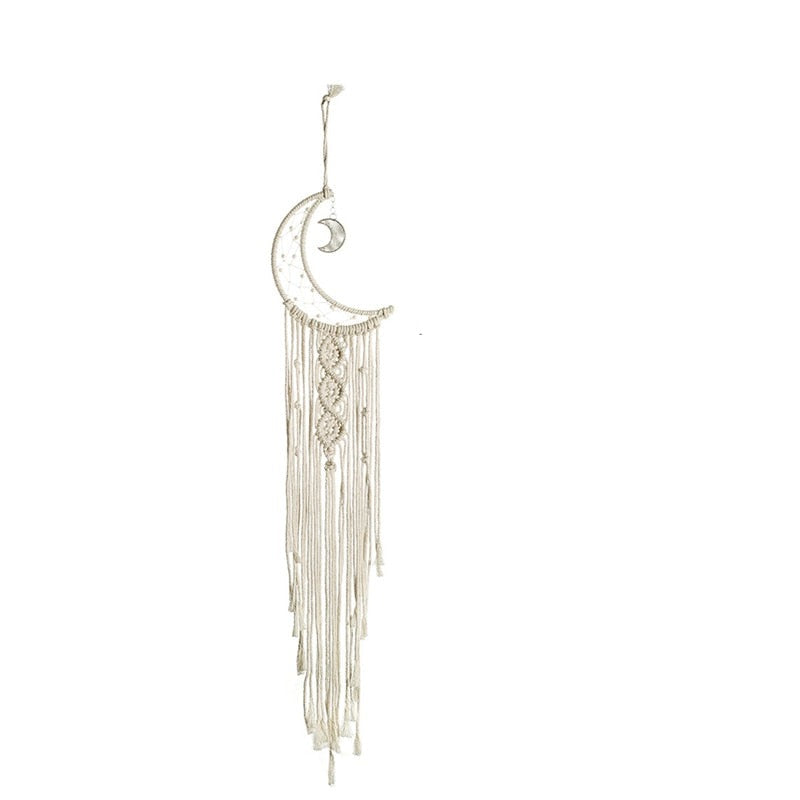 Suporte de parede de macrame Moon - Bonaventura Decor