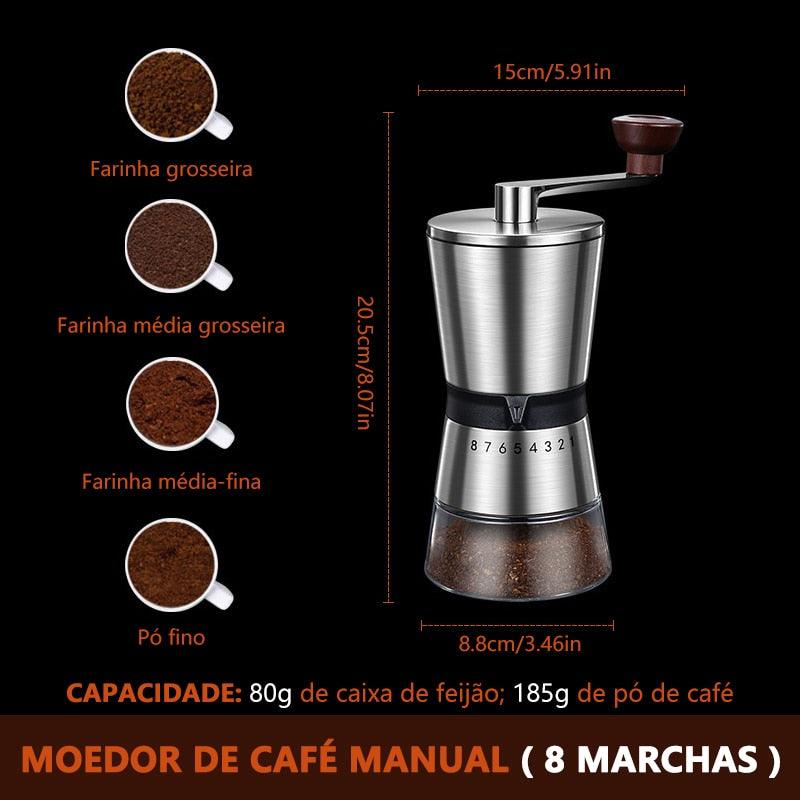 Moedor de Café Manual Portátil - Bonaventura Decor