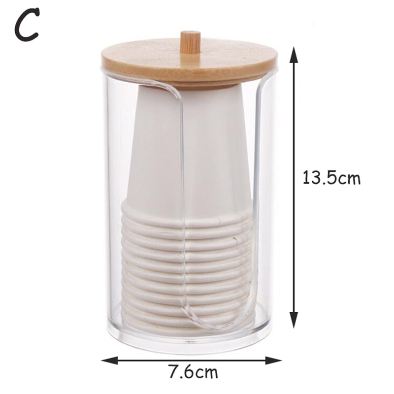 Potes Organizadores para Cotonetes e Algodão - Bonaventura Decor