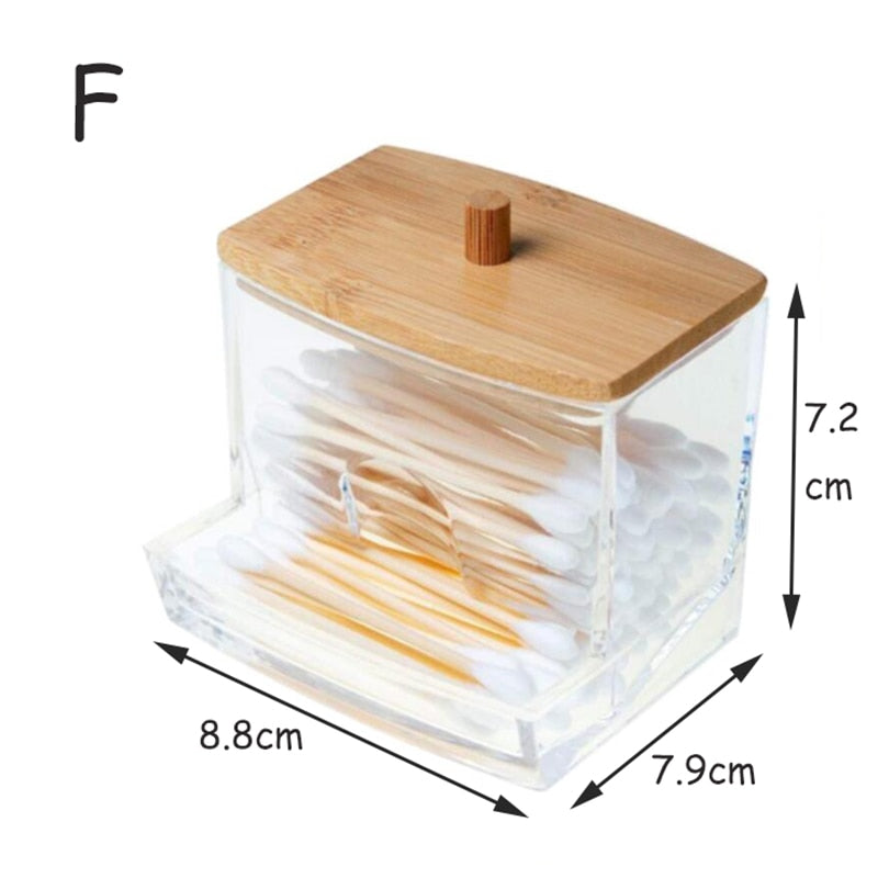 Potes Organizadores para Cotonetes e Algodão - Bonaventura Decor